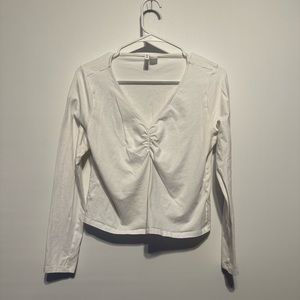 H&M Long Sleeve Ruched Top